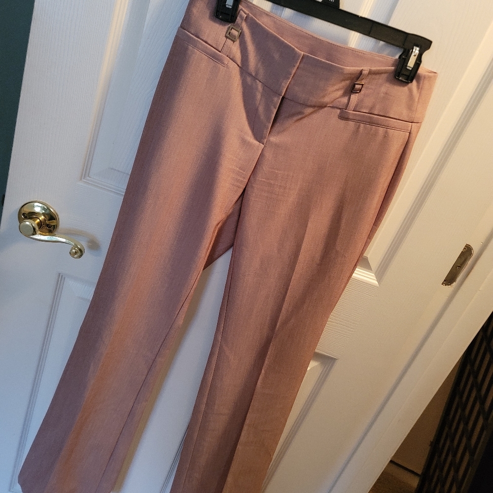 Blush pink dress pants